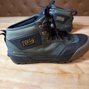 Vans Half Cab GoreTex MTE-3 Sneakers Grape Leaf Black Mid Top Men 10